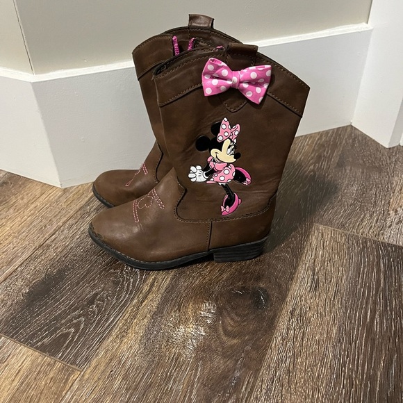 Disney Junior Minnie Mouse Girl's Kid's Cowboy
Western Style Boots Brown Size 6 - Picture 5 of 7
